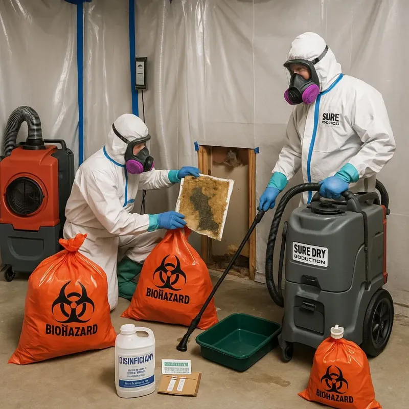 Contaminated Water Handling Protocols process in New Tazewell, TN